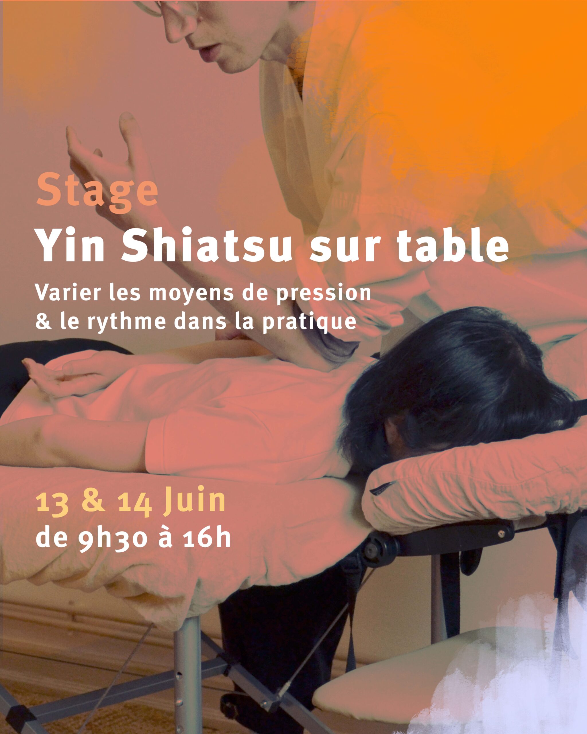 Stage shiatsu à St Germain en Laye !